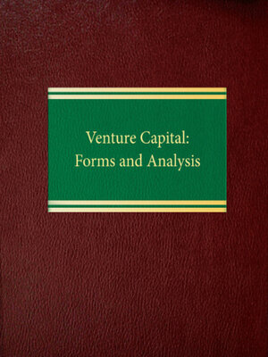 cover image of Venture Capital: Forms and Analysis